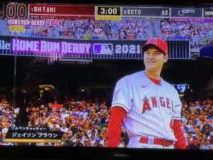 ホームランダービー＝大谷翔平選手