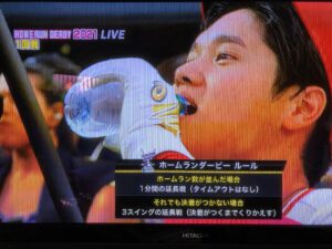 ホームランダービー＝大谷翔平選手