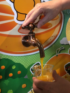 みかんジュースの出る蛇口